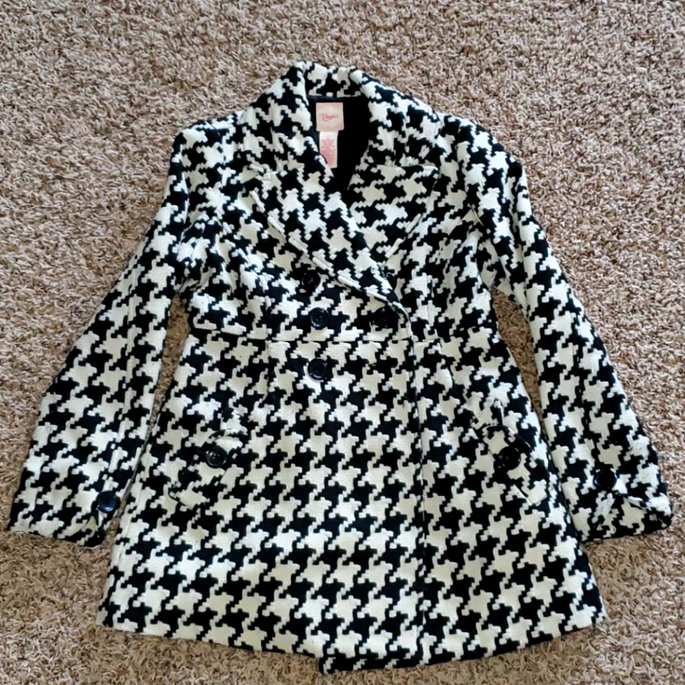 Black & White Peacoat